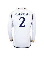 Real Madrid Daniel Carvajal #2 Kotipaita 2023-24 Pitkähihainen